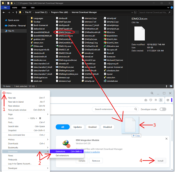 Adding IDM via CRX File